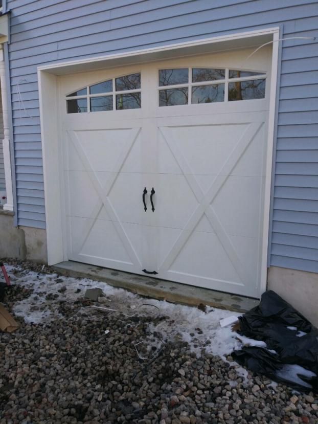 After a completed garage door contractor project in the  area